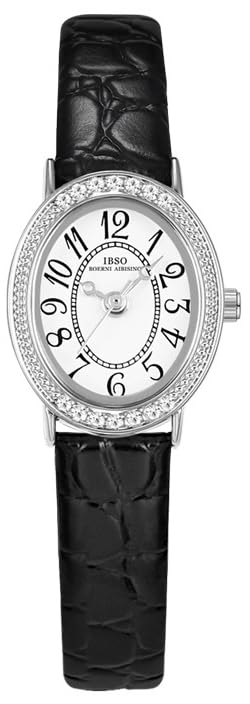 Montre vintage en cuir pour femme idéale pour le bureau et les sorties élégantes