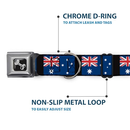 Collier de chien Buckle Down Australie réglable et robuste - 6