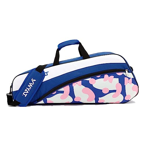 Sac de raquette de tennis léger grand volume pour badminton 3 raquettes
