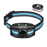 MÁS NUEVO MODO DE ENTRENAMIENTO 2+1: Este collar adiestramiento perros ofrece 2 modos de entrenamiento, vibración, Sonido y modo de protección, Ponga el collar antiladridos inteligente a su mascota, ajuste la sensibilidad y relájese mientras, que son muy útiles para corregir los ladridos, caminar, entrenamiento de tracción.
