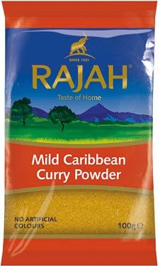 Rajah Mild Caribbean Curry Powder 100g (Pack of 2)