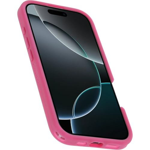 Image of OtterBox iPhone 16 Pro Symmetry Series Soft Touch - Foxberry Pink | Soft-Touch Silicone, Sleek Rubber Design, Ultra-Slim Phone Case for Apple iPhone with Raised Edges & Drop Protection