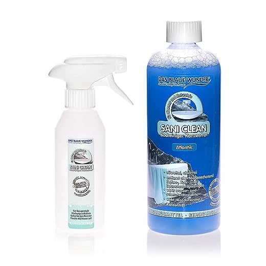 Das Blaue Wunder Sani Clean (Atlantik, 750 ml) Badreiniger I schonenden Reinigung I strahlender Glanz