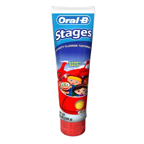 Oral-B Stages Paste, Little Einstein Paste, Rocket Berry, 4.2-Ounce Tubes (Pack Of 12) #TOP1