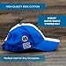 Carroll Shelby Shelby Super Snake Blue Cap Hat | Two Stripe Shelby Cobra Design Racing Performance Hat | Officialy Licensed Shelby Product | One-Size Fits All | Adjustable Velcro Closure, Large
