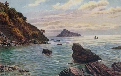 Peinture D'Art D'Affiche Thatcher Rock Torquay Alfred Robert Quinton Graffiti Style