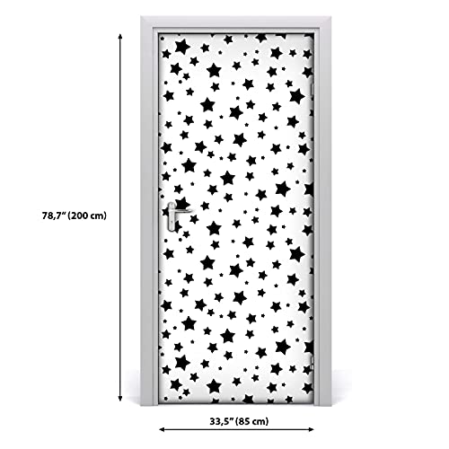 Décoration étiquette Magic-Stick imperméable pour revêtement porte - 3