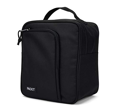 PackIt AMZ-MU-BAK Freezable Commuter Lunch Box, Black