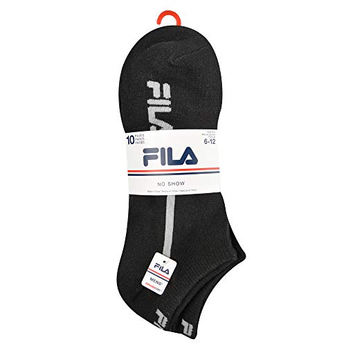 Fila Men's Racing Striped No Show Socks2