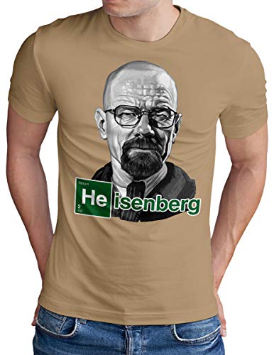 Heisenberg T-shirt Homme OM3 Grand Style du S au 5XL Anti-Déformation