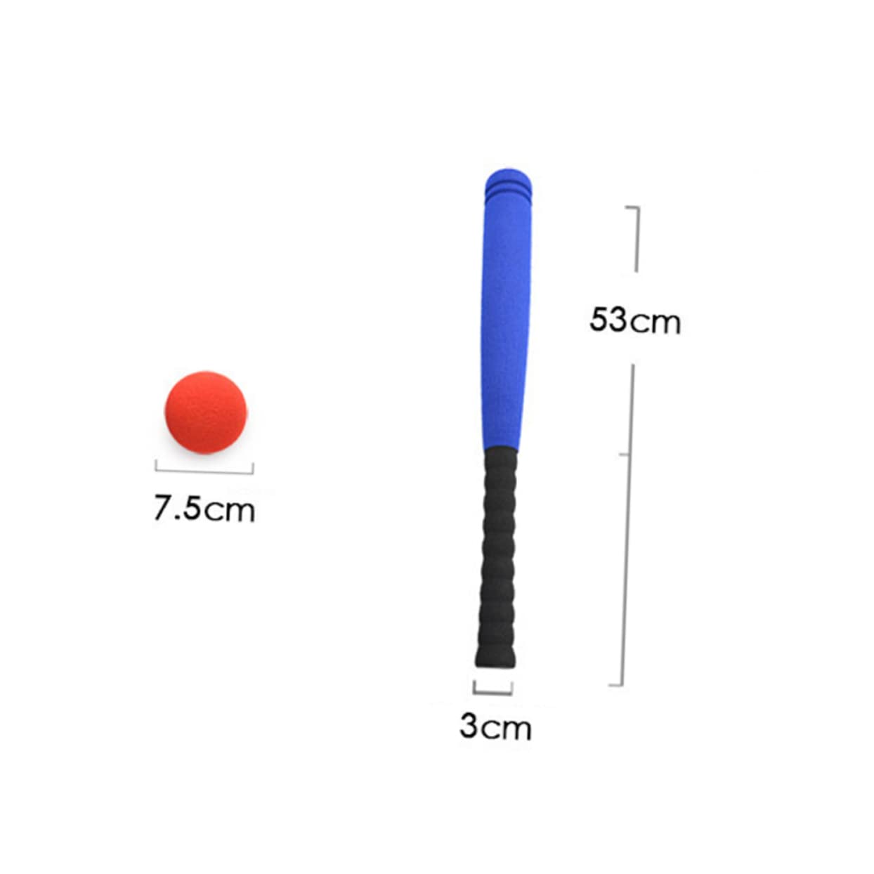 HANABASS Baseball Bat with Ball Safe Baseball Bat for Lightweight Sports Game for Outdoor Random Ball Color Random Color