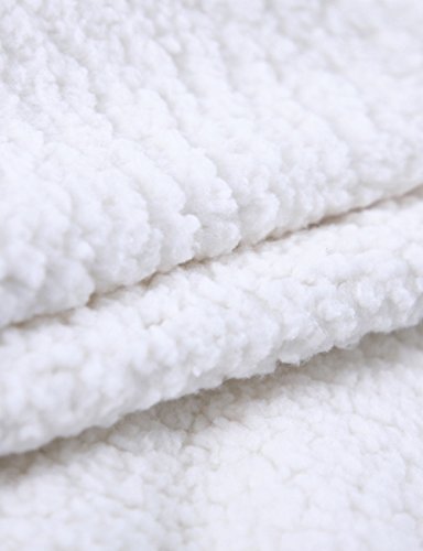 GIVON Mens Slim Fit Long Sleeve Thermal Faux Fur Zip-up Hoodie With Kanga Pocket4