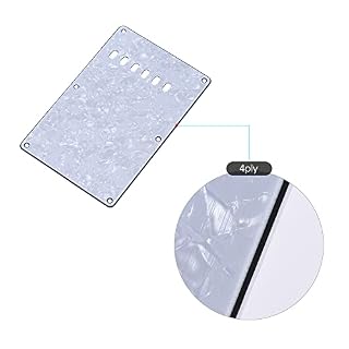 SHUIYUE Pickguard Plaque Tremolo Cavity Style Cover Backplate Vintage Guitare Strat St Style Standard Modern Electric… - Les Beatles, Paul McCartney, John Lennon, RIngo Starr, George Harrison SHUIYUE Pickguard Plaque Tremolo Cavity Style Cover Backplate Vintage Guitare Strat St Style Standard Modern Electric… – Image 5