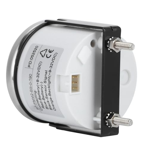 Indicador de trim de 0-190 ohm para motor marino con bisel plata de 52mm 4