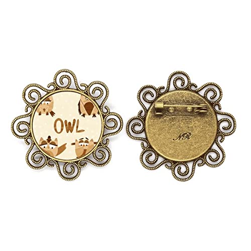 Broche en forme de cloche en verre accessoire art déco pour gilet
