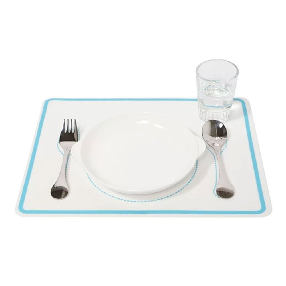 ttnmrc Montessori Table Setting Set | Guide Placemat & Kids Tableware Practical Life Toy with Position Guide