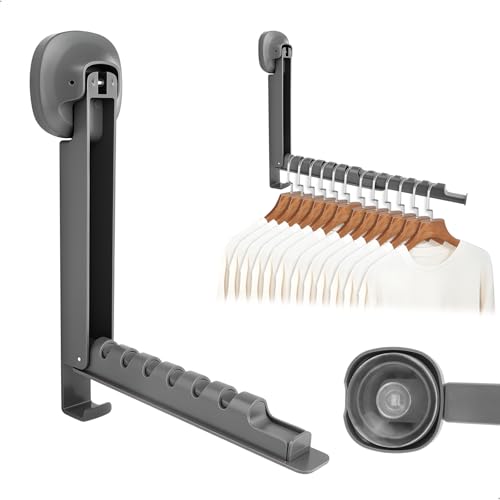 Gexuamz Perchero Plegable Pared Perchas