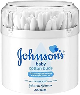 Johnson's Baby Cotton Buds 200 per Pack - Pack of 2