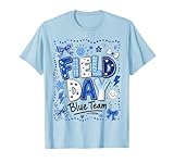 Field Day Blue Team Funny for Kids Teacher Field Day Games T-Shirt