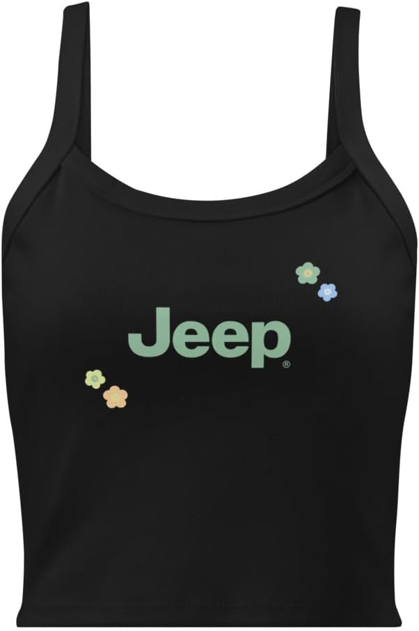 JEEP May Flowers Micro-Rib Tank Top - Officially Licensed