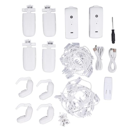 Abridor automático de cortinas con batería integrada y control remoto 7
