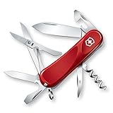 VICTORINOX(ビクトリノックス) エボリューション スイス・アーミーナイフ 多機能 ナイフ コルクせん抜き付き 人間工学に基づいたデザイン スイス製マルチツール 防災グッズ アウトドア キャンプ【国内正規品】