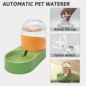 BNOSDM-2-Pcs-Gravity-Dog-Feeder-and-Water-Dispenser-Automatic-Dog-Cat-Food-and-Water-Dispenser-Set-Large-35-L-Pet-Self-Feeder-Station-for-Indoor-Small-and-Medium-Sized-Dog-Cats-White - Cucciolini Doodles   BNOSDM-2-Pcs-Gravity-Dog-Feeder-and-Water-Dispenser-Automatic-Dog-Cat-Food-and-Water-Dispenser-Set-Large-35-L-Pet-Self-Feeder-Station-for-Indoor-Small-and-Medium-Sized-Dog-Cats-White