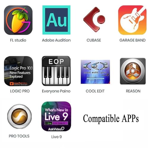 Aoiutrn USB C zu Midi Kabel, High Speed OTG Typ C zu USB 2.0 Midi Kabel Kompatibel mit iPhone 16/15/Huawei/Samsung zu USB Mikrofon, MIDI-Tastatur, elektronische Instrumente und mehr (Typ-c)