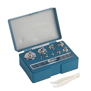 17 Stuks Kalibratiegewichten Set, Roestvrij Staal Kalibratiegewichten Set Kalibratiegewicht Precisie 10mg-100g Precisie Kalibratie Afwijking +/- 0,003g Voor Digitale Sieraden Weegschaal Laboratorium