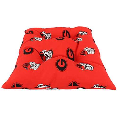 Image of College Covers Everything Comfy Georgia Bulldogs Rocker Pad - Chair Cushion