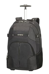 Samsonite Rewind Wheeled Laptop Zaino 55 Cm, 33 L, Nero