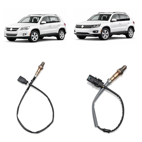 2PCS Oxygen o2 Sensor (O2 Sensor) Upstream&Downstream Replacement for Tiguan 2.0L Turbo 2009-2017,Tiguan Limited 2018