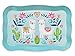 Jewelkeeper Tea Party Set for Girls - 15 Piece Tin Set Includes Teapot, 4 Tea Cups, 4 Saucers, Plates, Tray, and Case - Llama Party Sets with Carrying Case - Ideal Kid Toys for Pretend Play