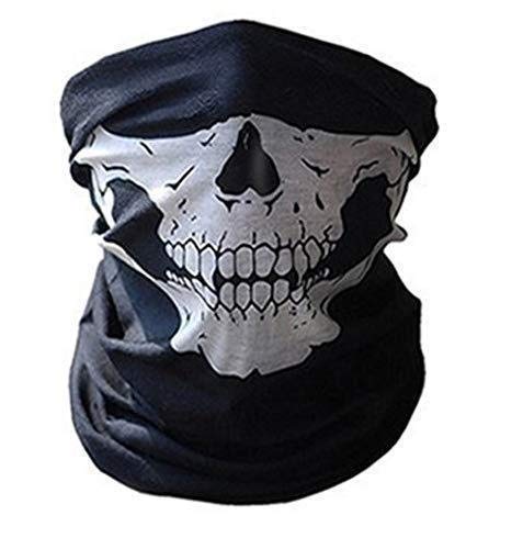 Amazon | Mercury 薄手 スカル フェイス マスク [ホワイト
