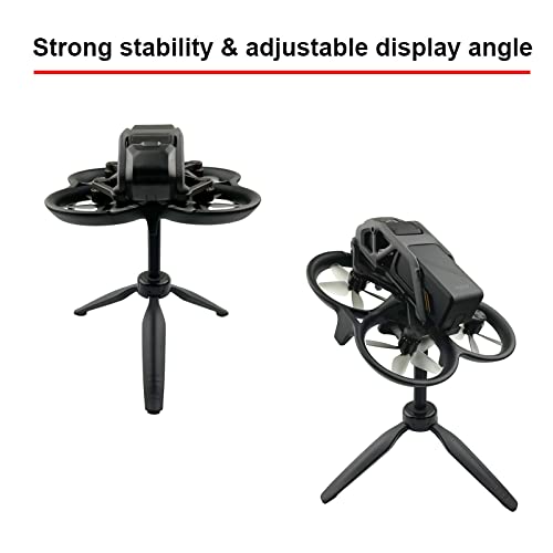 ZWLLKJGS Desktop Tripod Display Stand for DJI Avata FPV Flying Drone Tool-less Installation Stable Display Mount DJI FPV Accessories (Black) - Image 3