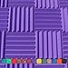 Soundproofing Acoustic Studio Foam - Purple Color - Wedge Style Panels 12”x12”x2” Tiles - 4 Pack