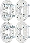 ECCPP 4pcs 4 Lug Wheel Spacers 4x100 to 4x100 12x1.5 57.1mm 15mm Silver Compatible with 2005-2010 for Cobalt 2007-2009 for G5 1995-2005 for Neon Wheel spacers kit