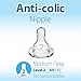 Dr. Brown's Anti-Colic Options + Narrow Glass Baby Bottle with Level 1 Slow Flow Nipple, BPA-Free, 0m+, 4 oz/120mL, 4-Pack + 8oz/250mL, 4-Pack