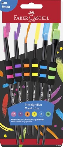 FABER-CASTELL - Pinsel Set Schule 6-teilig