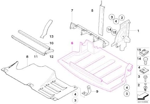 BMW GENUINE Undercar Shield 51717012723