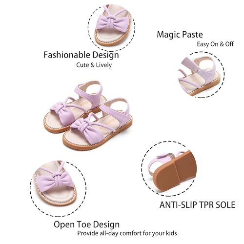 Image of Kiderence Toddler Girls Sandals Little Girls Kids Summer Shoes Toddler Sandals