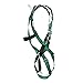 MSA 10197231 V-Form Full Body Safety Harness - Size: Extra Large, D-Ring Configuration: Back/Hip, Qwik Fit Leg Straps, Color: Green, Full Body Harness, Durable, Fall Protection