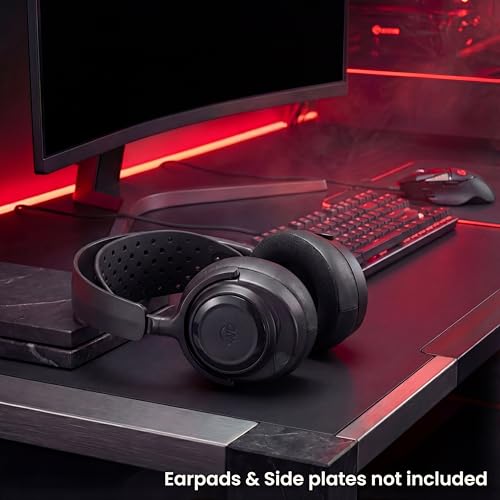 Image of WC HeadbandZ Arctis Nova V2 - Upgraded Wide Silicone Headband Compatible with Arctis Nova Headsets by Wicked Cushions | Wider Weight-Distributing Design, Softer Flexible Silicone | Black