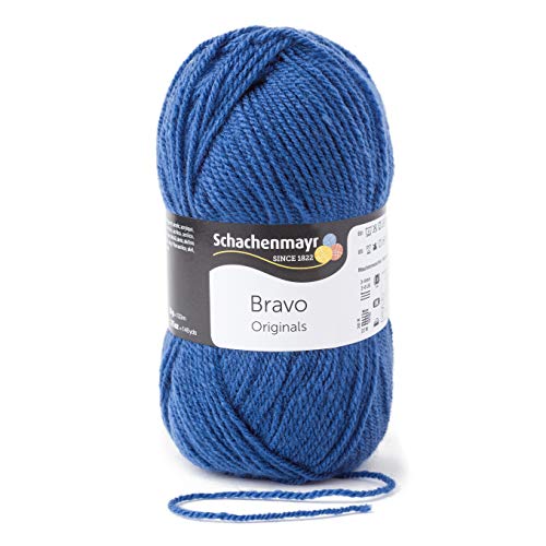 Schachenmayr Hilos para Tejer A Mano Bravo, 50g Kobalt