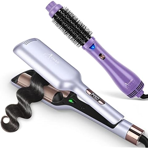 Aima Beauty Salon One-Step Hair Dryer and Twins Mermaid Hair Waver Bundle Cover