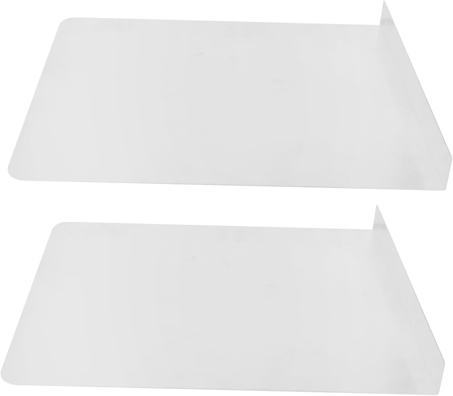 2pcs Kitchen Sink Splash Guard Stainless Steel Side Splash Guard Wall-mounted Splatter Shield Easy to Clean