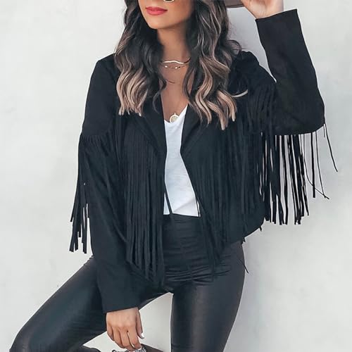 Veste en daim à pompons pour structurer une silhouette sans effort - 5