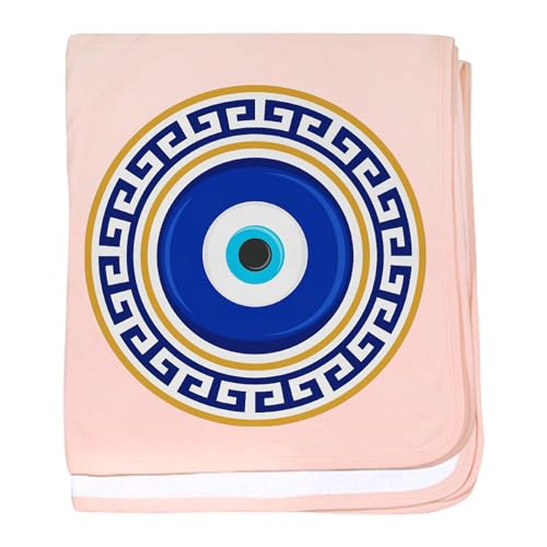 CafePress Greek Mati Evil Eye 4 Baby Blanket, Super Soft Newborn Swaddle