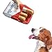 Hund und günstig Kaufen-Cosyhomes Interaktives Hundespielzeug, interaktives Zigaretten-Hundespielzeug, Kichern-Puff-Stick-Spielzeug mit einer Box, lustiges Kichern, Plüsch-Hundespielzeug, Welpenspielzeug für kleine bis