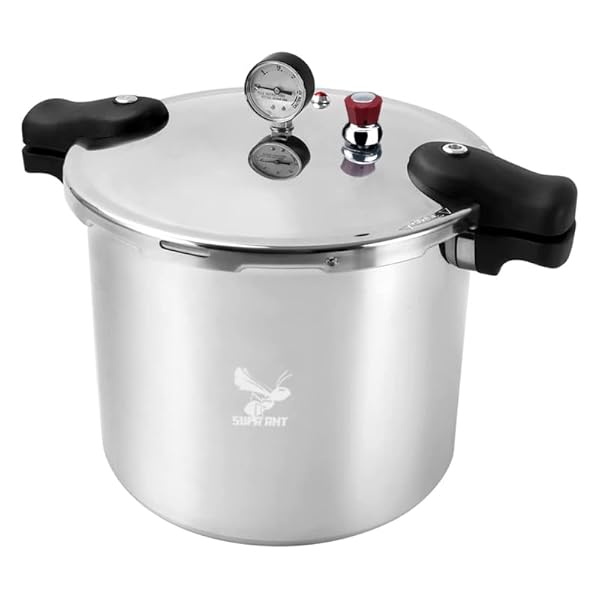  Supa-Ant-Pressure-Canner-23-Quart-with-Canning-Supplies-Canner-Pressure-Cooker-for-Canning-Can-Cooker-Pressure-Pot-Canning-Pressure-Cooker-Pressure-Canner-Kit-Pressure-Canner-with-Gauge